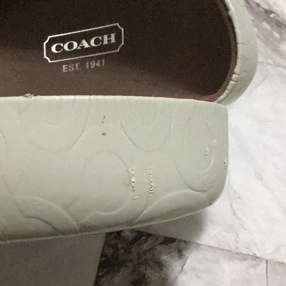 COACH White sunglasses case, eyeglasses case. - Picture 4 of 5